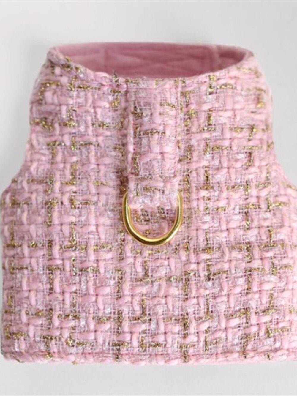 Limited Edition Chanel Tweed Harness - PINK LARGE